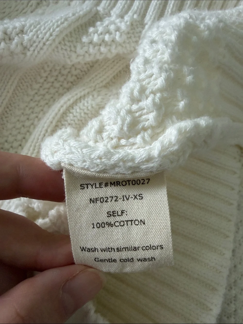New Neuflora Ivory Embroidered Cardigan XS - Picture 6 of 6